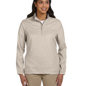Ladies' Houndstooth Half-Zip Jacket