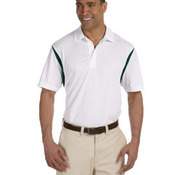 Men's Back Blocked Micro-Piqué Polo