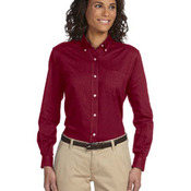 Ladies' Long-Sleeve Wrinkle-Resistant Oxford