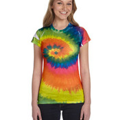 Juniors' 100% Spun Polyester with Moisture Management T-Shirt